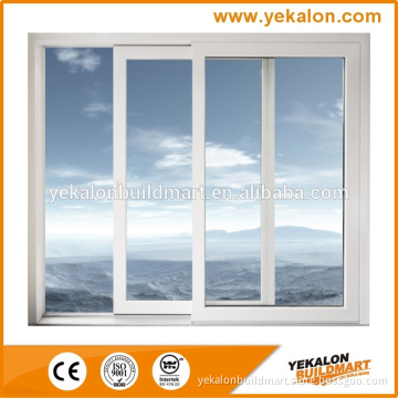 Yekalon High Quality UPVC window Sliding pvc window